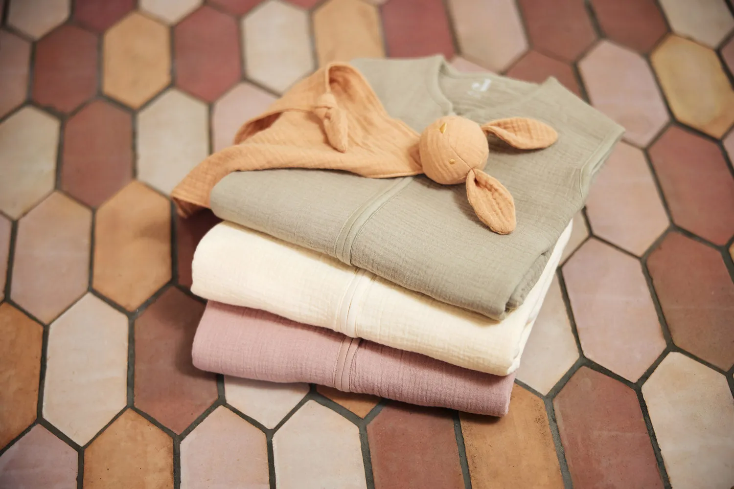 Baby Sleeping Bag Muslin 70cm Oatmeal